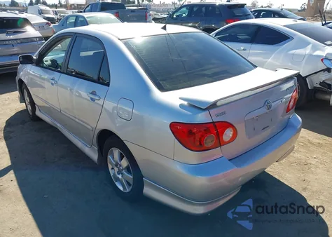 2005 Toyota Corolla S z USA, uszkodzony, nr VIN 1NXBR32E75Z396593